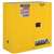 Justrite 893000 Safety Cabinet, 30 gal, 43 in OAW, 44 in OAH, 18 in OAD, 1-Shelf, Steel, Yellow