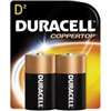 Duracell MN1300B2Z Battery, 1.5 V Battery, 15 Ah, D Battery, Alkaline, Manganese Dioxide