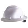 Safety Works SWX00358 Hard Hat, White, 4-Point Textile Suspension, HDPE Shell, Class: E