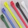 Calterm 73240 Cable Tie, 13/16 in Max Bundle Dia, 6/6 Nylon, Assorted, 4 in L, 100/PK