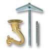 OOK 50341 Swag Hook, Brass, 2/PK
