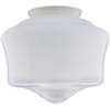 LIGHT GLOBE SCHOOLHOUSE WHITE - Case of 6