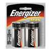 Energizer E95BP-2 Battery, 1.5 V Battery, D Battery, Alkaline, Manganese Dioxide, Zinc, Rechargeable: No