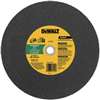 DEWALT DW8024 Cutting Wheel, 14 in Dia, 1/8 in Thick, 1 in Arbor, Silicone Carbide Abrasive