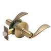 Schlage Accent Series F40 ACC 609 Privacy Lever, Mechanical Lock, Antique Brass, Metal, Residential, 2 Grade