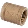 Anderson Metals 738103-32 Pipe Coupling, 2 in, FIPT, Brass