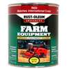 Stops Rust 7466502 Farm Equipment Paint, Gloss, International Red, 1 qt, Can