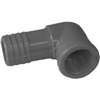 Boshart UPVCFRE-1005 Pipe Elbow, 1 x 1/2 in, Insert x FIP, Polypropylene, 200 psi Pressure