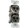 Eaton Wiring Devices CR20B Duplex Receptacle, 2 -Pole, 20 A, 125 V, Side Wiring, NEMA: 5-20R, Brown