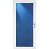 Larson 35004032 Storm Door, Includes: Window, White, Brass