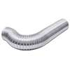 Lambro 301 Flexible Semi-Rigid Duct, 3 in, 8 ft L, Aluminum
