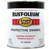 Stops Rust 7779504 Enamel Paint, Oil Base, Gloss Sheen, Black, 1 qt, Can, 50 to 90 sq-ft/qt Coverage Area