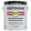 Professional 7779402 Enamel Paint, Oil Base, Gloss Sheen, Black, 1 gal, Can, 230 to 390 sq-ft/gal Coverage Area
