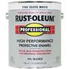 Rust-Oleum 7792402 Enamel Paint, Oil Base, Gloss Sheen, White, 1 gal, Can, 230 to 390 sq-ft/gal Coverage Area