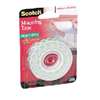 Scotch 110 Mounting Tape, 75 in L, 1/2 W, White