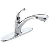 Delta Signature 470-PROMO-DST Kitchen Faucet, 1.8 gpm, 1-Handle, Ceramic, Chrome Plated, Deck, Lever Handle