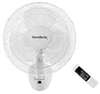 PowerZone FTW-40 Wall-Mount Fan, 120 V, 16 in Dia Blade, 3-Blade, 3-Speed, White