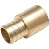 SharkBite UC607LFA Hose to Pipe Adapter, 1/2 in, PEX Barb x Male Sweat, PEX-B, DZR Brass, 200 psi Pressure