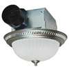 Air King DRLC702 Decorative Exhaust Fan with Light, 1.6 A, 120 V, 70 cfm Air, 4 sones, Fluorescent Lamp, 4 in Duct
