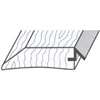 M-D 13748 Bumper Threshold, 36 in L, 3-1/2 in W, Hardwood