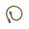 BrassCraft ProCoat Series CSSL54-36P Gas Connector, 1/2 in, FIP, Stainless Steel, 36 in L