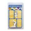 OOK 50224 Mirror Clip Set, 1/8 in L Dimensions, 20 lb, Plastic, Clear, Wall, 10/PK