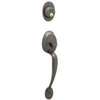 Schlage Plymouth Series F58PLY716 Combination Lockset, Mechanical Lock, Grip Only Handle, Aged Bronze, 1 Grade, Metal