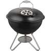Omaha GY22014I Charcoal Kettle Grill, 1-Grate, Black, Steel Body