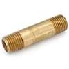 Anderson Metals 38300-0620 Pipe Nipple, 3/8 in, NPT, Brass, SCH 40 Schedule, 890 psi Pressure, 2 in L