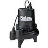 Flotec Professional Series E75STVT Sewage Pump, 1-Phase, 9 A, 115 V, 0.75 hp, 2 in Outlet, 24 ft Max Head, 170 gpm