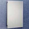 Zenith EM115 Medicine Cabinet, 16 in OAW, 4-1/2 in OAD, 26 in OAH, Plastic, 2-Shelf
