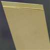 K & S 8228 Decorative Strip, 1 in W, 12 in L, 0.09 in Thick, Brass