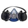 Safety Works SWX00318 Paint and Pesticide Respirator, Medium Mask, P95 Filter Class, 95 % Filter Efficiency, Black/Blue
