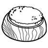 Shepherd Hardware 9364 Caster Cup, Round, 2-3/8 in Dimensions, Felt Cloth, 4/PK