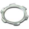 Halex 96196 Rigid Conduit Locknut, 2 in, Steel, Zinc, 2/BAG
