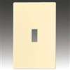 Eaton Wiring Devices PJS1V Wallplate, Mid-Size, 4-7/8 in L, 1-Gang, Polycarbonate, High-Gloss