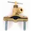 Anderson Metals 7104SCSD Series 759199-04 Saddle Valve, 1/4 in Connection, Brass Body