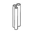 JM Eagle 1826 Pipe, 4 in, 20 ft L, SCH 40 Schedule, PVC, White