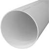 Charlotte Pipe PVC 16020B 0600 Pipe, 2 in, 20 ft L, PVC, White.