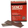 Senco M001002 Series Finish Nail, Glue Collation, 1-1/4 in L, 16 ga, Galvanized Steel, T-Shaped Head, Smooth Shank