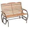 Seasonal Trends CG-44Z Double Glider Bench, 48.5 in W, 30 in D, 37.5 in H, 500 lb Seating, Steel Frame