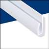 WallTuf 9020805 End Cap Moulding, 8 ft L, Vinyl, White