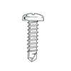 Teks 21364 Screw, #8 Thread, 3/4 in L, Coarse Thread, Pan Head, Phillips Drive, Self-Drilling, Self-Tapping Point, Steel