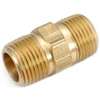 Anderson Metals 756122-08 Pipe Nipple, 1/2 in, MPT, Brass, 1000 psi Pressure, 1-1/2 in L