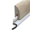 Frost King WV21H Door Set with Stop, 1-1/2 in W, 17 ft L, Vinyl/Wood, Silver
