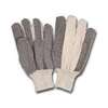 GLOVE COTTON BLACK PVC DOTTED - Case of 12