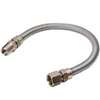 B & K G038SS101148RP Gas Connector, 1/2 in, MIP x FIP, Stainless Steel, 48 in L, 1/2 in OD