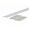 BINDER SEAM FLUTED SILVER 72IN - Case of 6
