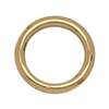 Campbell T7661154 Welded Ring, 150 lb Working Load, 2 in ID Dia Ring, #7B Chain, Solid Bronze, Polished