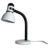 Boston Harbor TL-TB-134-WH-3L Flexible Desk Lamp, 120 V, 60 W, 1-Lamp, CFL Lamp, White Fixture, White